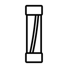 fuse icon Simple thin line stroke