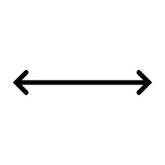 Dual long straight double ended arrow.
