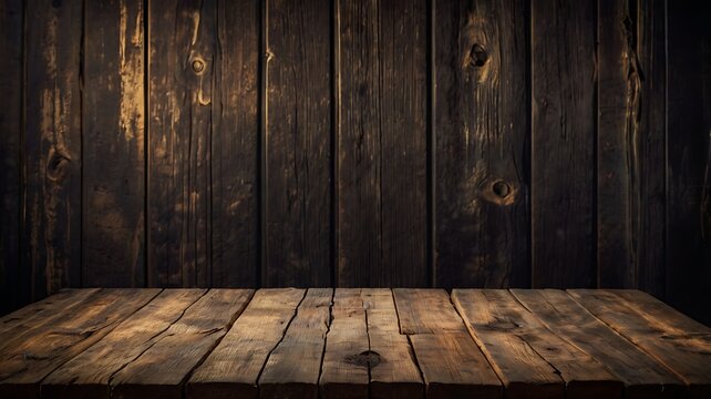old wooden wall