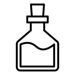 potion icon Simple thin line stroke