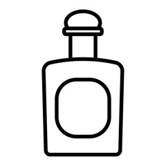 tequila icon Simple thin line stroke
