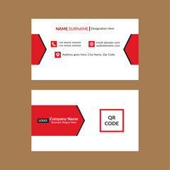 Modern Business Card Layout. Artistic Layout Display for Promotion.