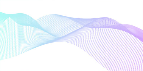Fototapeta premium Flowing light-inspired curves in a smooth and elegant abstract setting