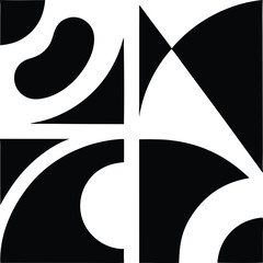 Creative concept of vector silhouette design representing collective image creation