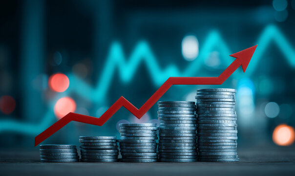 Business audit stock financial finance management on analysis data strategy with graph accounting marketing or report chart economy investment research profit concept	