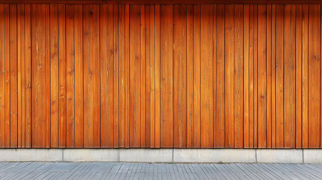 Warm Brown Wooden Wall Texture Background