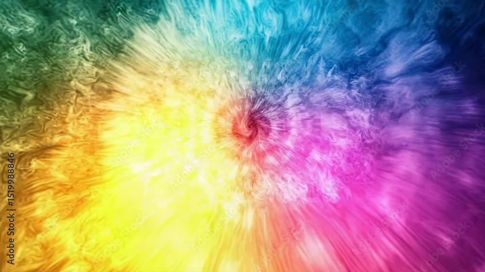 Poster vibrant swirling colors create a mesmerizing abstract pattern in a digital artwork