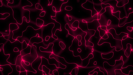 Glowing Magenta red neon abstract pattern minimal geometric sci-fi futuristic technology background