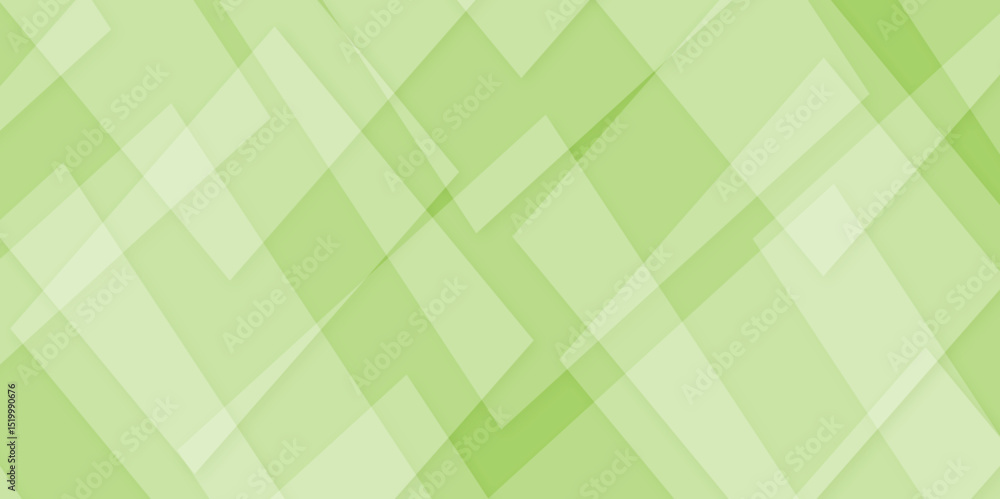 Poster abstract geometric background design with green layers of textured green lines, vector abstract grap