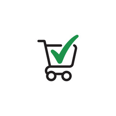 A sleek vector shopping cart icon, the perfect sign for online shopping © md