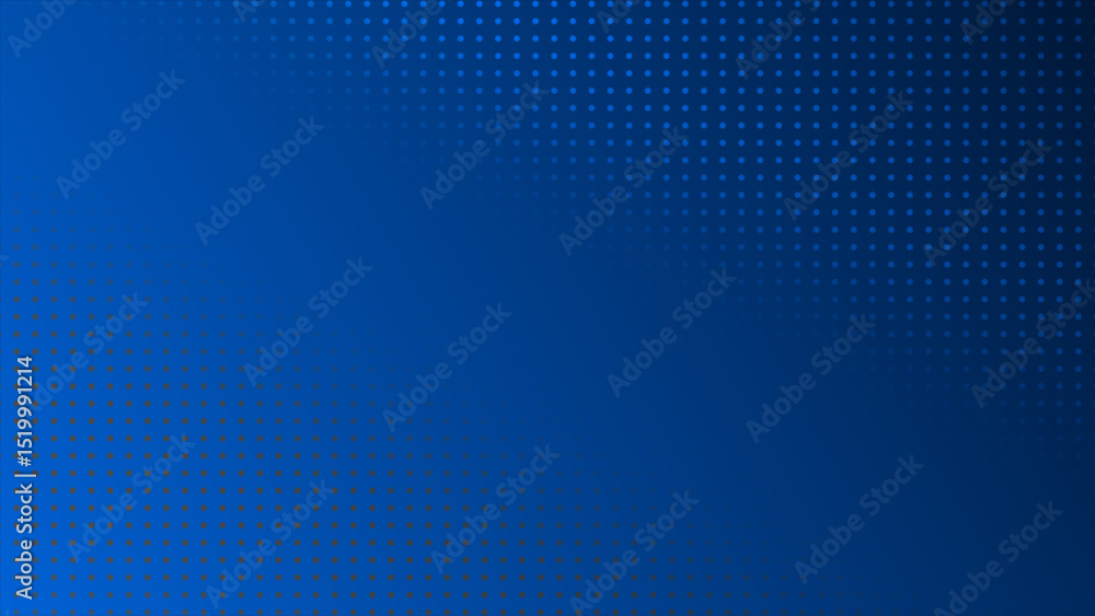 Aufkleber simple and elegant moving circular dots minimal geometry gray and royal blue gradient background