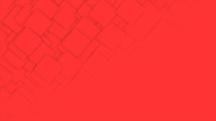 Simple classy moving Red squares half gradient minimal white background