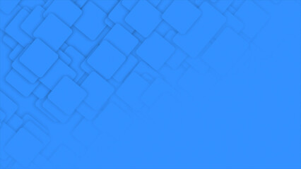 Simple classy moving Royal blue squares half gradient minimal white background