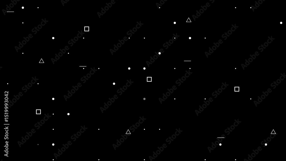 Poster super cool posterize frames multi shapes geometrical slideshow background