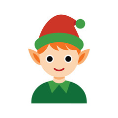 Elf colorful vector art illustration