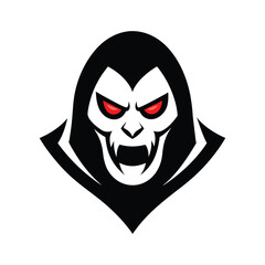 Horror masks mascot logo vector illustration