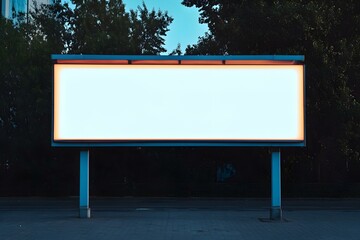 Fototapeta premium Empty Mock-up Billboard in Modern Shopping Mall Interior for Advertising Display