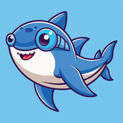 Naklejka premium Cute Axolotl Jumping Cartoon Vector Illustration – Animal Nature Icon Concept in Flat Style 