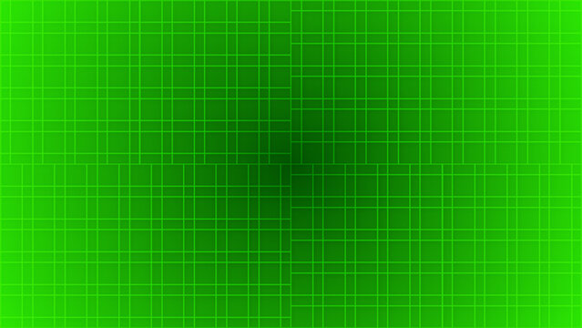 Modern moving Green grid lines futuristic background