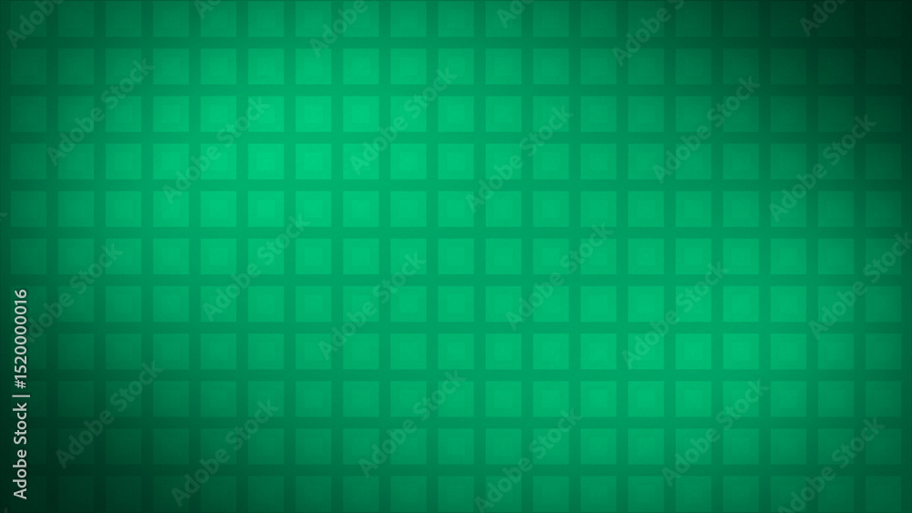 Aufkleber simple turquoise color gradient background with square shapes