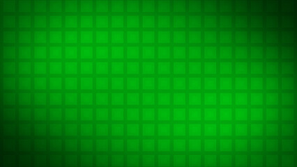 Simple Green color gradient background with square shapes