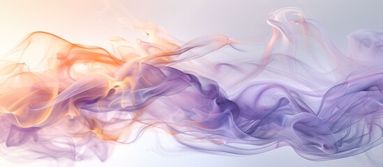 Abstract Flowing Pastel Smoke