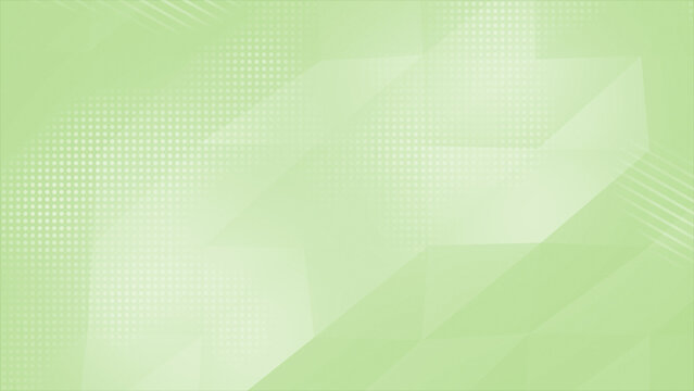 Abstract Lime green hi-tech low poly corporate background. Multiple polygon shapes geometrical background