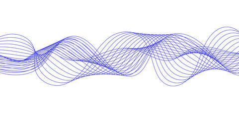 Abstract blue background with a glowing abstract waves. Abstract wave element for design. Digital frequency track equalizer, Futuristic background design. Long exposure, Light painting photography.