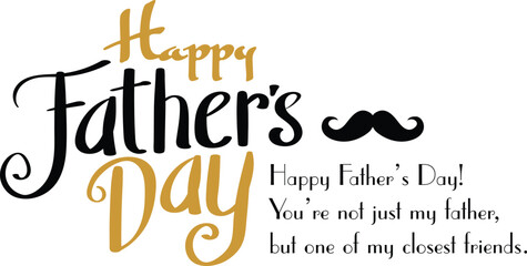 Happy Father’s Day Illustration – Celebration Design for Dad