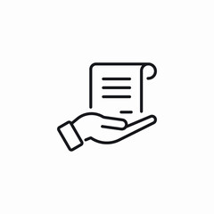 document service icon sign vector