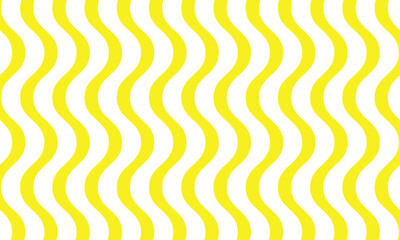 abstract simple yellow smooth wave line pattern art can be used background.