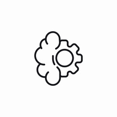 intelligence modification icon sign vector
