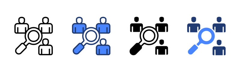 Human Resource icon sheet multiple style collection