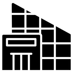 Mall glyph icon