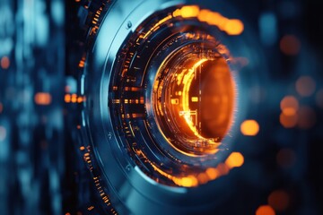 Futuristic Technology Circuitry