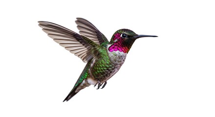 Fototapeta premium hummingbird isolated on white