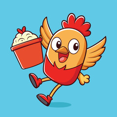 Cute Happy Penguin &ndash; Cartoon Icon Illustration, Animal Nature Concept Isolated in Flat Cartoon Style
