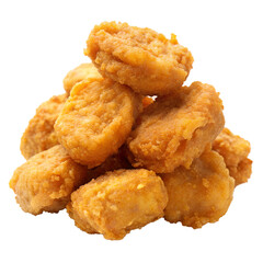 Chicken Nuggets Isolated on Transparent Background