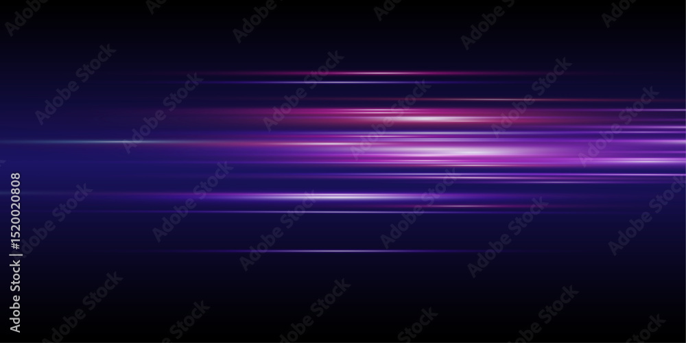 Poster glowing speed effect. abstract rays of movement and speed.