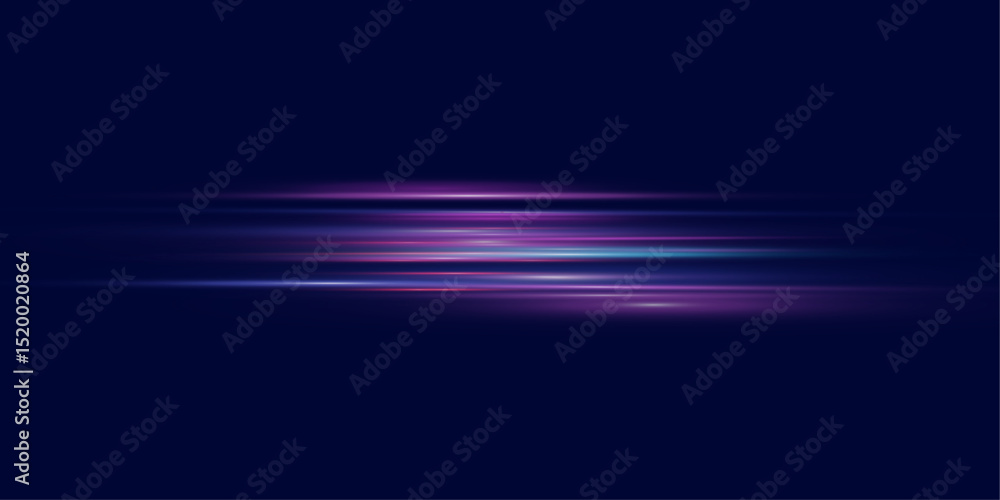 Poster glowing speed effect. abstract rays of movement and speed.
