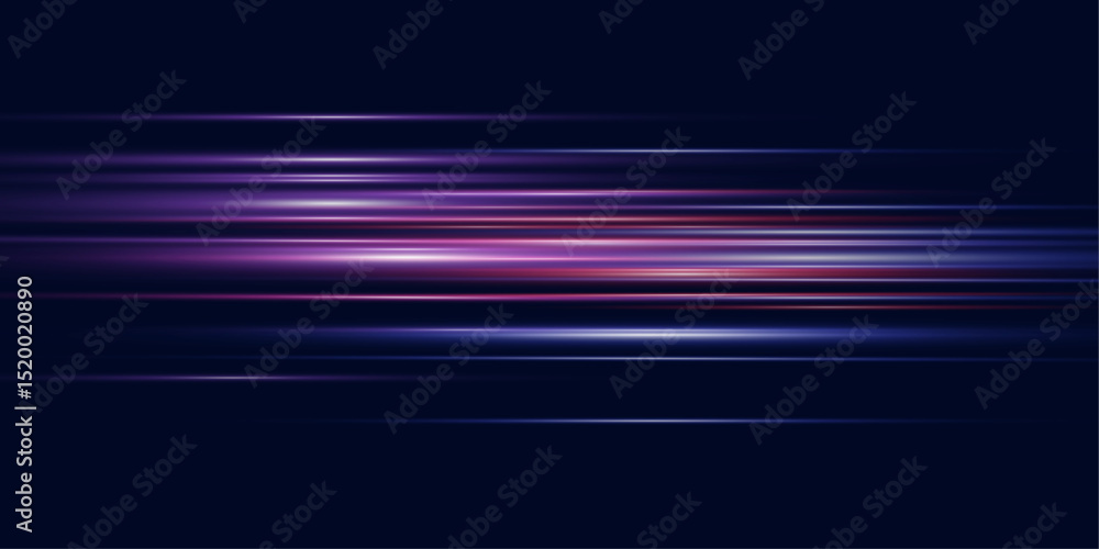 Poster glowing speed effect. abstract rays of movement and speed.