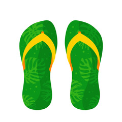 Summer flip-flops – vector illustration
