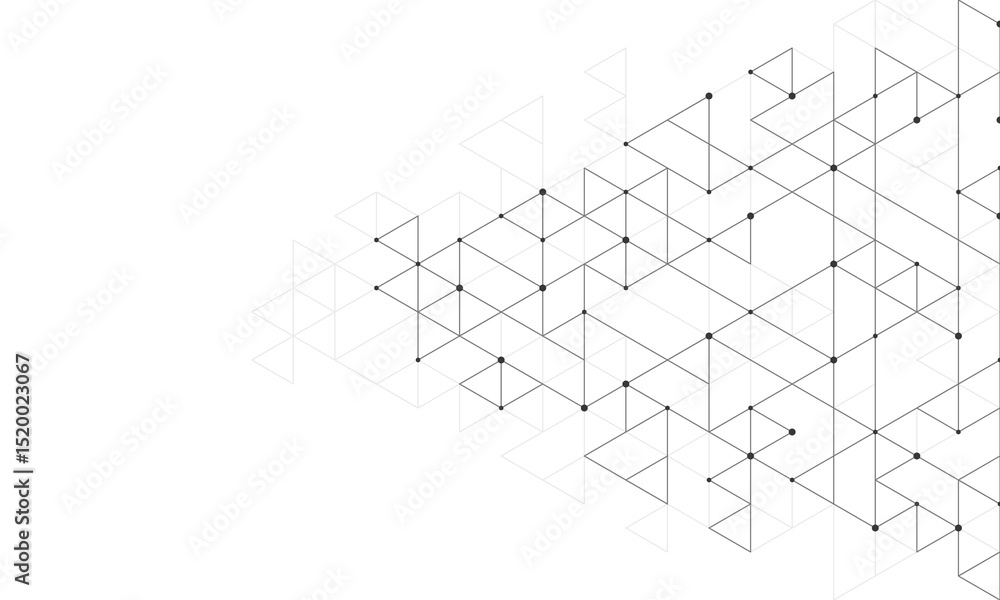 Poster Abstract background with a geometric pattern of triangle shapes. Graphic design element