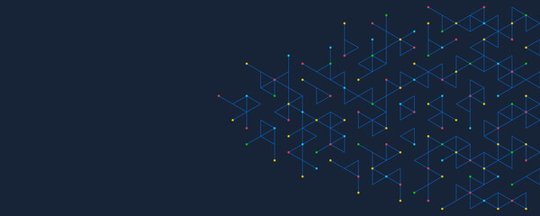 Abstract background with a geometric pattern of triangle shapes. Graphic design element