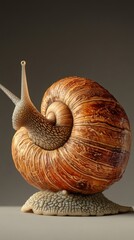 Close-up of a snail