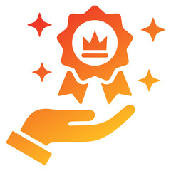 Prestige Glyph Gradient Icon