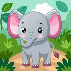 baby elephant cartoon