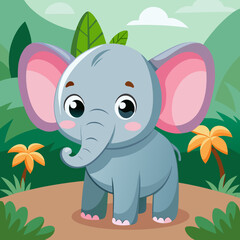 baby elephant cartoon