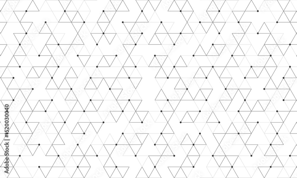 Fototapete Abstract background with a seamless geometric pattern of simple triangle shapes. Stylish texture