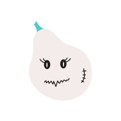 Halloween pumpkin in illustration vector 